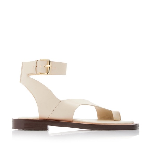 A. Emory The Maeve Leather Sandal in Ivory - Picture 5 of 10